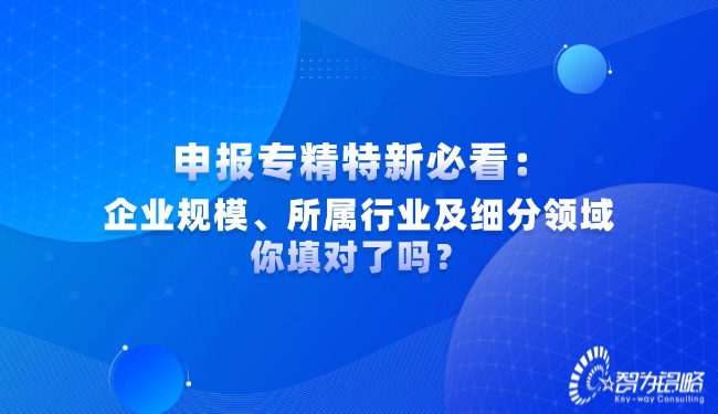 申報專精特新必看：企業(yè)規(guī)模、所屬行業(yè)及細分領域你填對了嗎？.jpg