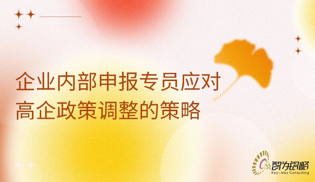企業(yè)內(nèi)部申報(bào)專員應(yīng)對(duì)高企政策調(diào)整的策略.jpg