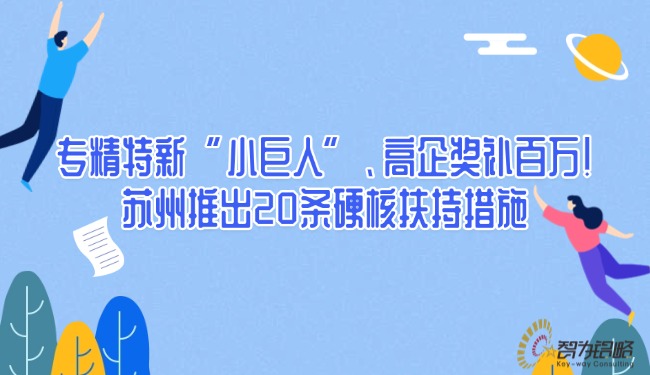 專精特新“小巨人”、高企獎(jiǎng)補(bǔ)百萬(wàn)！蘇州推出20條硬核扶持措施.jpg